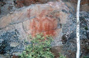 Kolmiköytinen Rock Painting