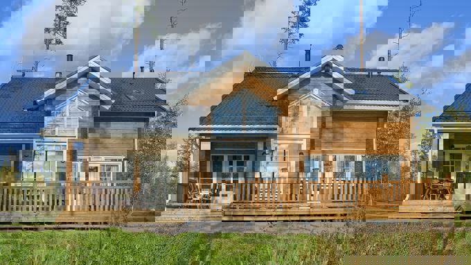 Saimaa lakeside rakennus