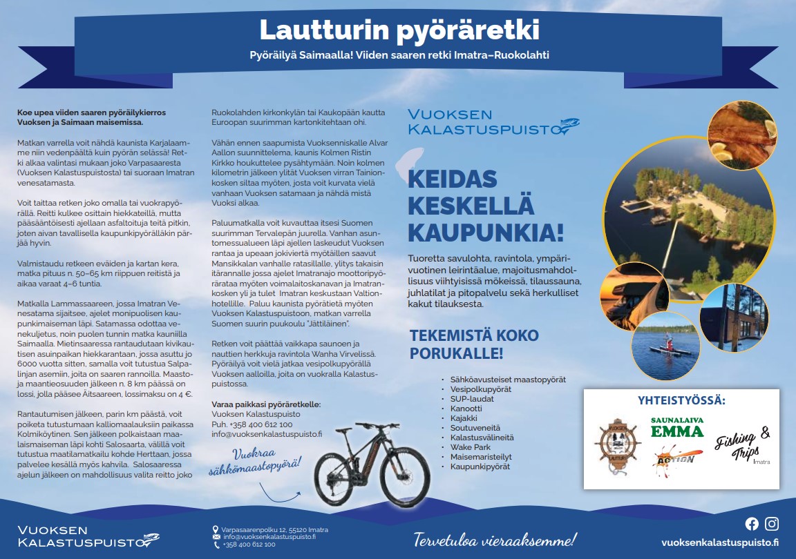 Linkki lautturin pyöräretki-esitteeseen