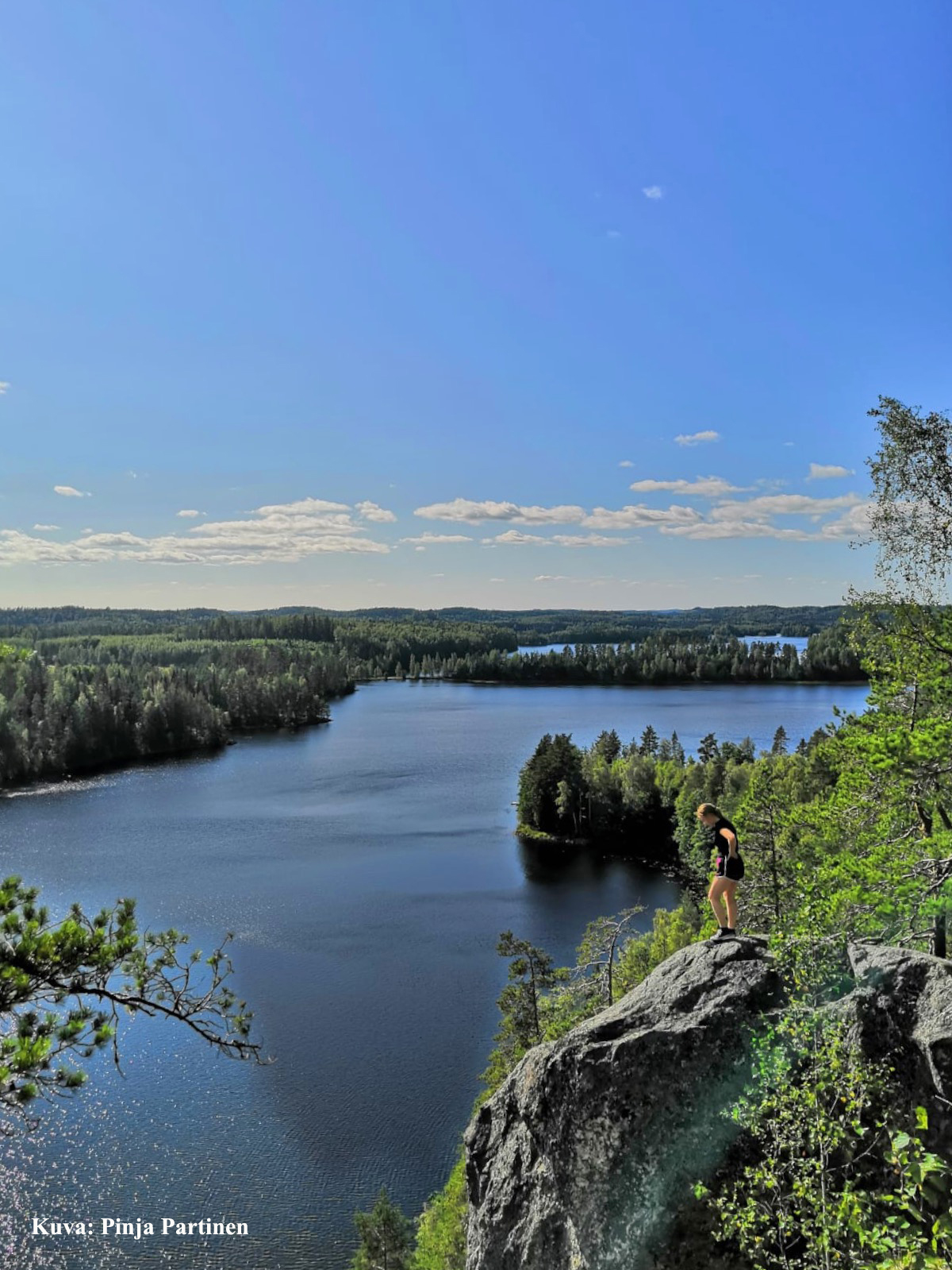 Näkymä Haukkavuorelta