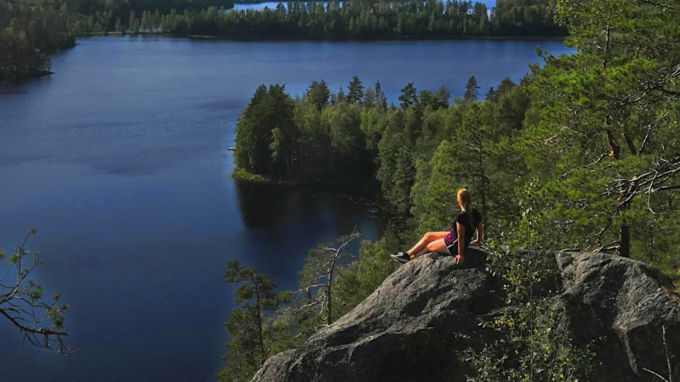 maisema Haukkavuorelta