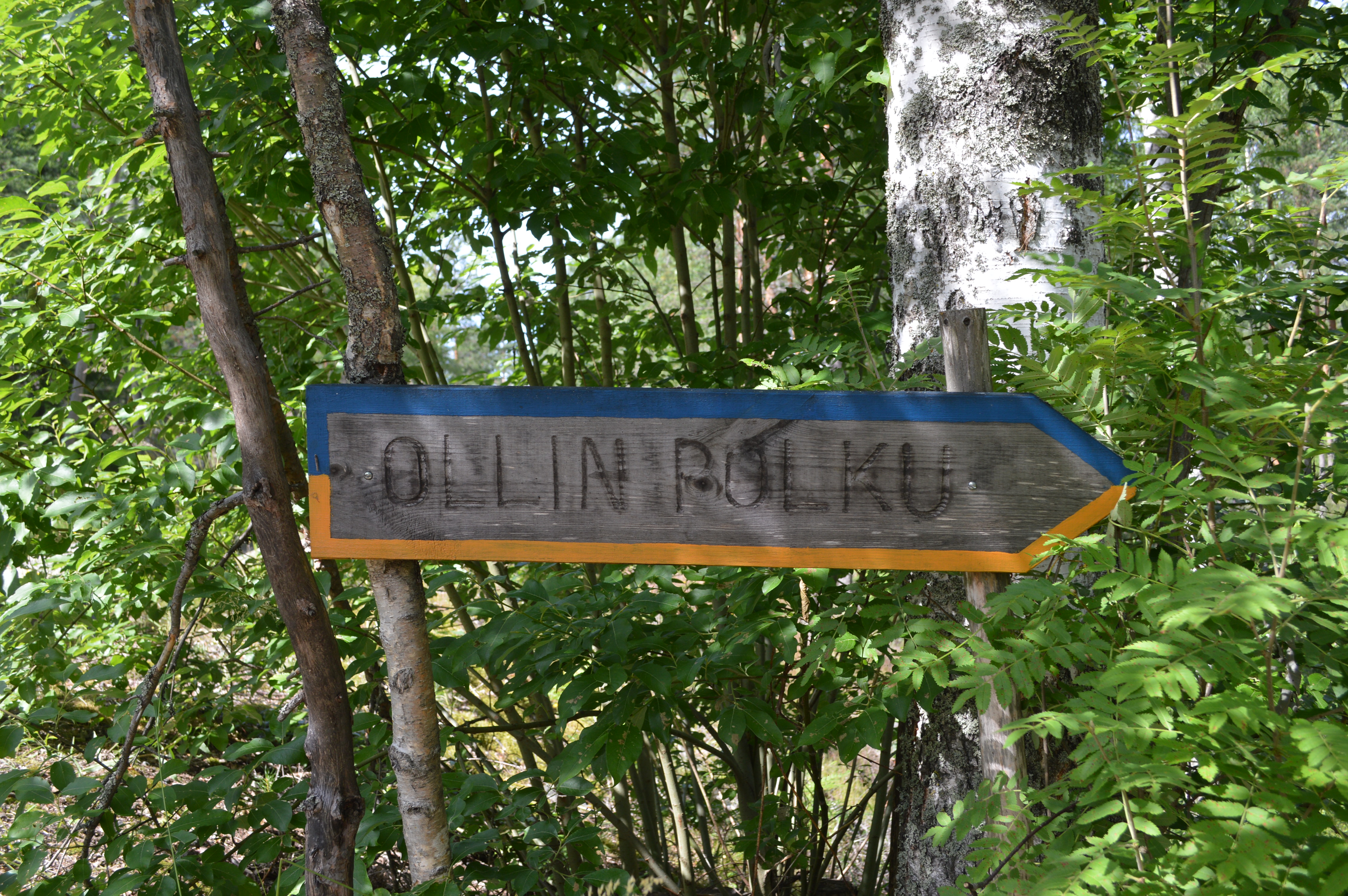 Ollinpolku sign